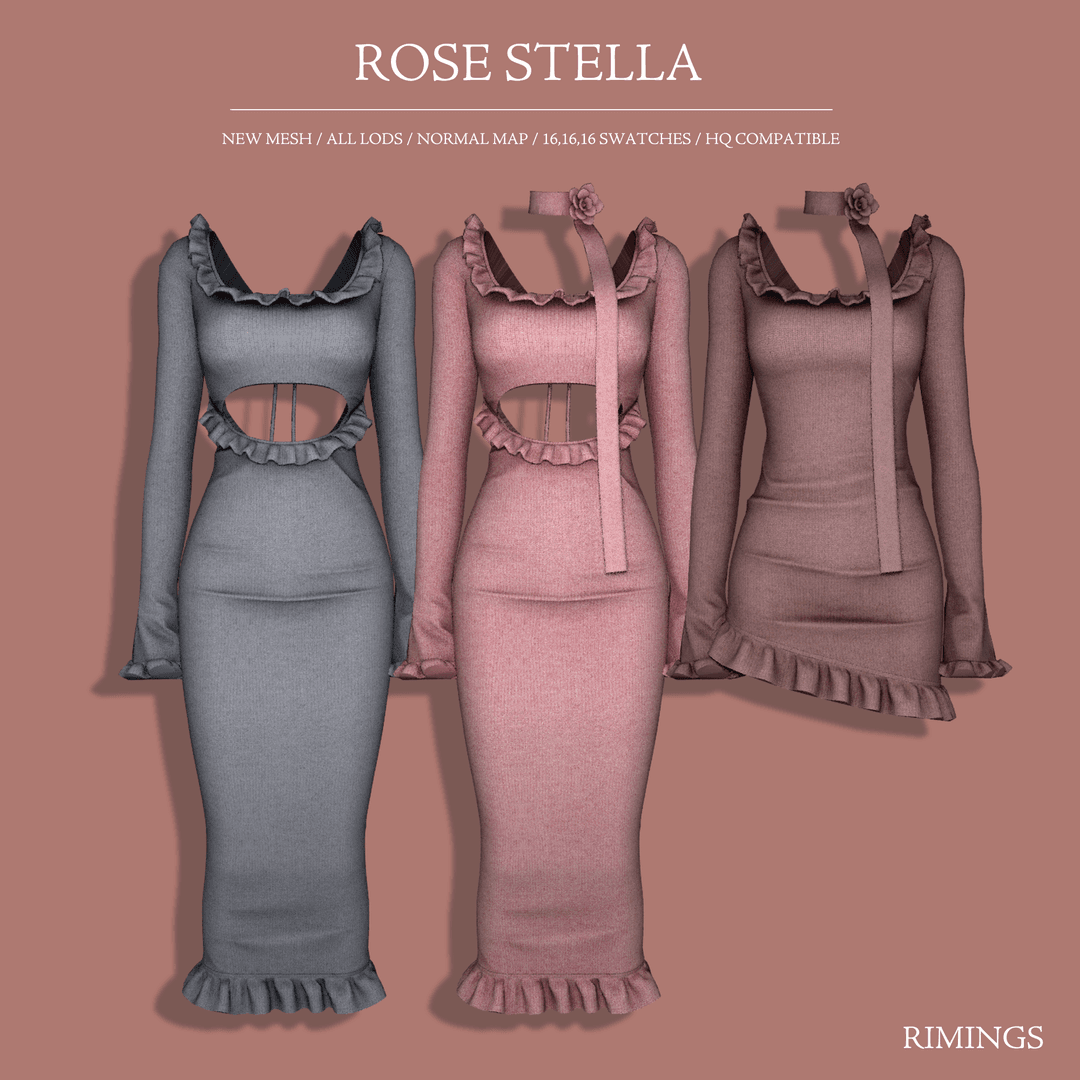 Скриншот мода Сет платьев ROSE STELLA